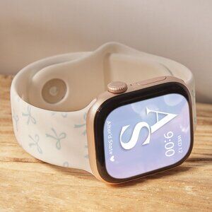 Altar'd State Blue Bow Smart Apple Watch Band